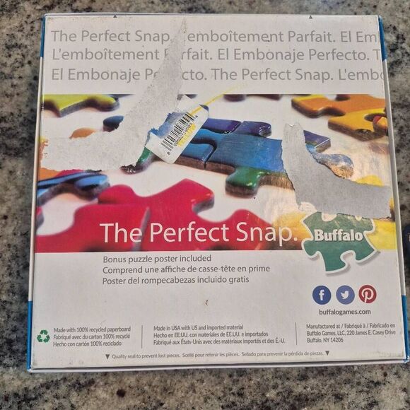 Buffalo Games Charles Wysocki Dahlia Makes A Dory Deal 1000 pc Jigsaw Puzzle, Bo - Picture 9 of 11